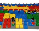 Lego Duplo 80 Pieces Total 12 Train Bases People  Vintage - $45.00