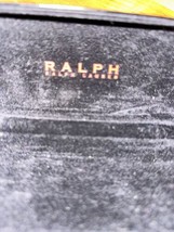 Vintage Black Ralph Lauren Eyeglasses Sunglasses Hard Case Clamshell Sto... - $17.99
