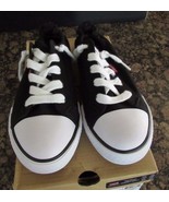 Levi&#39;s Stan G Black Denim Sneakers Comfort Tech Girls Size 1-3 NIB VERY ... - $23.69