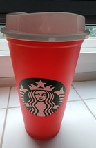 NWOT Starbucks Red Holiday Cup 2018 16 fl oz Reusable Limited Edition - £15.66 GBP