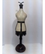 VTG 20&quot; Porcelain Mannequin Corset Jewelry Display Stand Victorian Art D... - £55.32 GBP