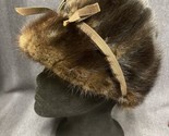 Vintage Genuine Ladies Mink Fur Hat Good Condition - $28.71