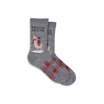 HUE Womens Holiday Gift Card Socks,1 pack,One Size,Color Dark Gray, One ... - $10.44