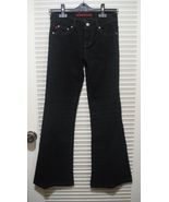 Fire Jeans Lydia wide leg jean Black size 1 boot cut 26x30 Black Denim - $19.79