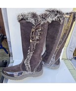 Sporto Chocolate Brown Waterproof Side Winder Tall Winter Boot Womens Si... - $93.62 CAD