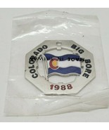 Vintage 1988 Colorado Flag Big Bore Medal Badge Pendant Rare Estate Coll... - $149.25 MXN