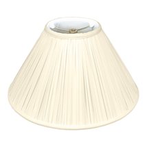 RDI Pleated Empire Lamp Shade, Coolie Pleat Lampshade, Large Fabric Repl... - £86.97 GBP+