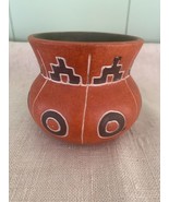 Leopoldo de Mexico Folk Art Pottery Mexican Indian Art Design Vase 3 1/2... - $332.62 MXN