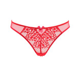 L&#39;AGENT BY AGENT PROVOCATEUR Womens Briefs Animal Printed Red Size S - $19.39