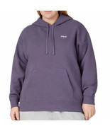 Fila Women's Long Sleeve Fleece Pullover Hoodie Size: L, Color: Gray Stone - $37.99