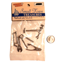Dollhouse Miniature Tools Mini Silver Colored New In Package - £9.56 GBP