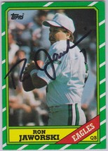 Ron Jaworski Signed Autographed 1986 Topps Football Card - Philadelphia ... - $15.00