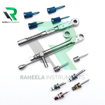 Dental Implant Torque Wrench Ratchet 10-50 Ncm &amp; 10-70 Ncm With Hex Hand Drivers - £59.95 GBP