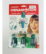 Vintage NOMA Ornamotion Christmas Ornament Rotating Plug 3 Pack - $368.14 MXN
