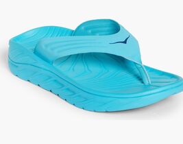 Hoka One One Ora Recovery Scuba Blue Mens Flip Flops!!(11) - $47.49