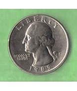 1985 P Washington Quarter - Circulated - Near Uncirculated - $2.25