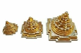 Meru Shri Shree Yantra - 3 Pieces Set For Vastu Correction in Home Energ... - £180.81 GBP