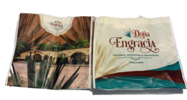 Doña Engracia Vallarta, Ensenada &amp; Mahahual Tequilera Shopping Bags Set of 2 - £5.85 GBP