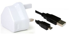 WALL CHARGER &amp; USB DATA SYNC CABLE For Lenovo IdeaTab A2107 A A2107F Tablet - $10.13