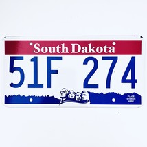  United States South Dakota Mount Rushmore Passenger License Plate 51F 274 - $243.00 MXN