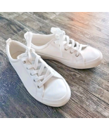 Espirit 9.5 TALLYA White Sneakers Lightweight Faux Leather - $21.88