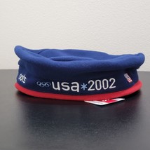 NWT 2002 Salt Lake City Olympics Beret Fleece Hat USA Olympic Team Roots VTG - £17.26 GBP