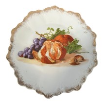 Antique Z.S. &amp; Co. Bavaria Plate - &quot;Punch&quot; Fruit Still Life - 9&quot; - $32.73