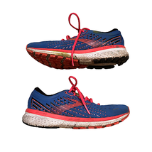 Brooks Ghost 13 Blue/Coral/White Running Shoes Size 8.5B Womens - £23.67 GBP