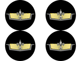 Chevrolet Caprice  - Set of 4 Metal Stickers for Wheel Center Caps Logo Badges  - £19.90 GBP+