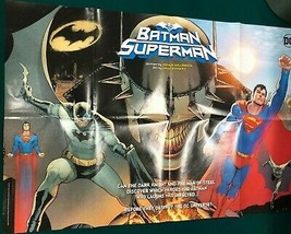BATMAN SUPERMAN DC Comics  24&quot; x 36&quot; promotional poster - $19.79