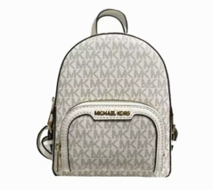 New Michael Kors Jaycee Extra-Small Convertible Backpack Light Cream Multi - £65.55 GBP