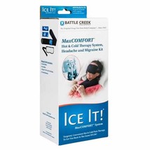 Ice It! Max Comfort System Therapy Cold Packs Joint Specific - Headache And Migra - £40.34 GBP