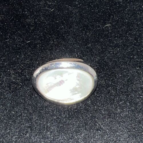 Ann Taylor Statement Ring Sz 8 With LRG Center Clear Stone Surrounded W/Cluster - $35.00