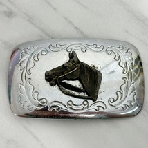 Vintage Horse Head Western Belt Buckle Made in USA - £13.23 GBP