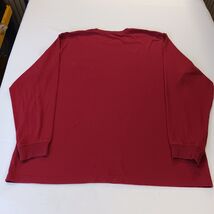 Carhartt K126 637 Original Fit Men's 2XL Red Cotton Pocket Long Sleeve T-Shirt image 2