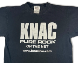 Vintage 1998, KNAC &quot;Pure Rock on the Net&quot; T-Shirt, Launch of Streaming R... - £49.27 GBP