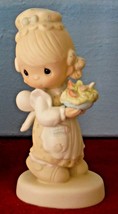 There is Joy In Serving Jesus Greeting Figurine Precious Moments E-7157 - $29.35