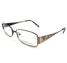 Elizabeth Arden Brille Rahmen EA 6033-1 Brown Rechteckig Voll Felge 52-16-135 - $49.48