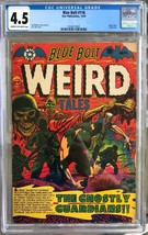Blue Bolt #116 (1952) CGC 4.5 -- L.B. Cole skull cover; Jay Disbrow Weird Tales - £790.65 GBP