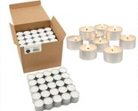Stonebriar 6-7 Hour Long Burning Unscented Tea Light Candles, White 200 ... - £27.00 GBP