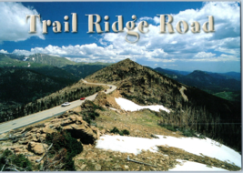 Rocky Mountain National Park between Estes park and Grand Lake Colorado Postcard - £16.60 GBP