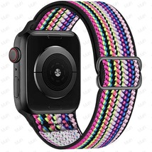 Bohemian Nylon Strap for Apple Watch ultra Serie 8/7 49mm 41mm 45mm 38/42 Elasti - £7.51 GBP