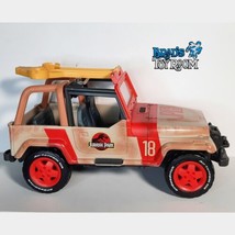 Jurassic World JP18 Park Jeep Wrangler w/ Rescue Net Launcher 2018 Matte... - $22.00