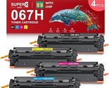 067H Toner Cartridge Set With Chip Show Ink Level Compatible Replacement... - £234.31 GBP