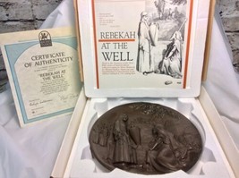 Rebekah At The Well Rhodes Studio Collectors Plate Religious Christmas - £25.63 GBP
