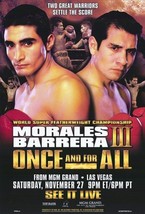 Marco Antonio Barrera Vs Erik Morales Iii 8X10 Photo Boxing Poster Picture - £3.69 GBP