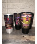 Lot Of 3 Holographic Plastic Anaheim Angels Cups Brax - $25.79 CAD