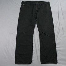Levi&#39;s 40 x 32 505 Regular Fit Straight Dark Gray Denim Jeans - £16.06 GBP