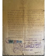 Altes Dokument Rumänien Geburtsurkunde 1947 - $27.48 CAD