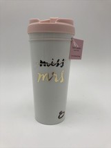 KATE SPADE (Bride: From Miss To Mrs.) Thermal Travel Mug Tumbler Cup Coffee 16oz - £17.40 GBP